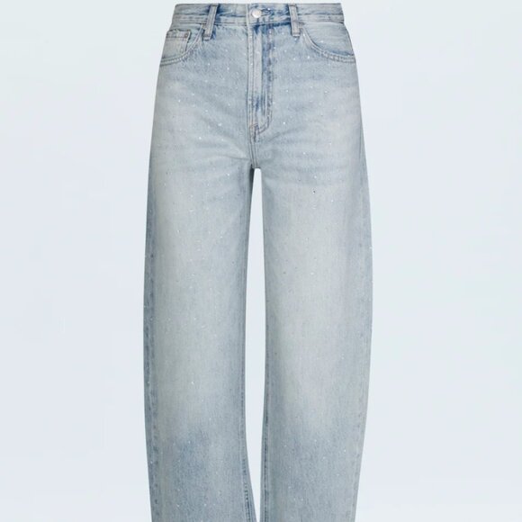 (Pistola) Wes High Rise Barrel Jean in Glitz - Picture 7 of 13